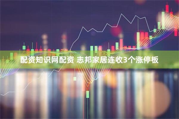 配资知识网配资 志邦家居连收3个涨停板